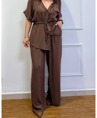 CONJUNTO ELEGANCE FLOW CHOCOLATE