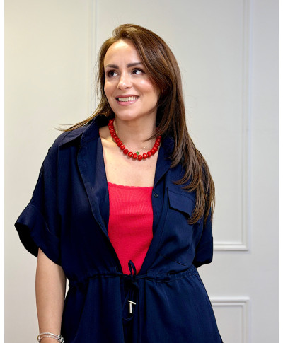 CONJUNTO ELEGANCE FLOW MARINO