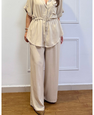 CONJUNTO ELEGANCE FLOW BEIGE