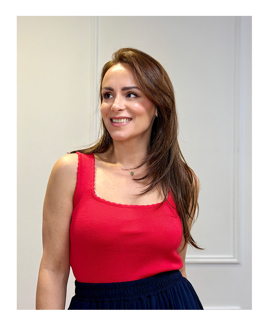 TOP CANALÉ SCARLET CHIC