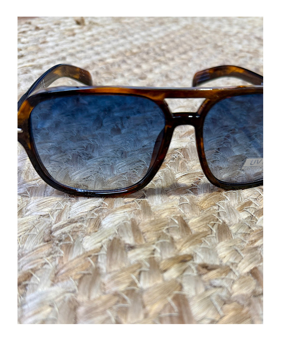 GAFAS DE SOL AVIADOR HAVANA STYLE – CRISTAL AZUL