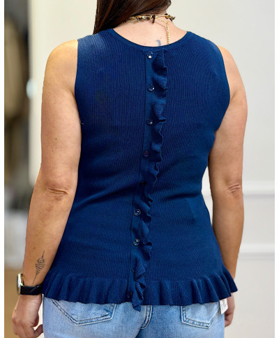 TOP CANALÉ ELEGANCE MARINO