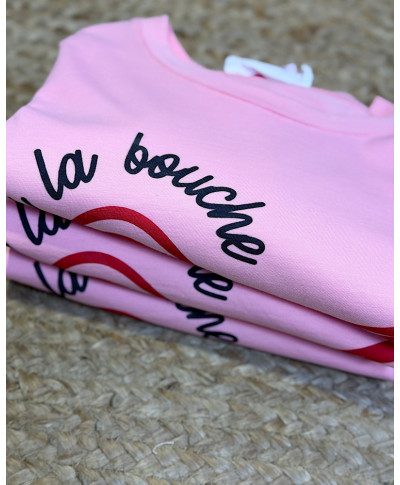 CAMISETA PARIS LOVE ROSA