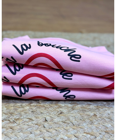 CAMISETA PARIS LOVE ROSA