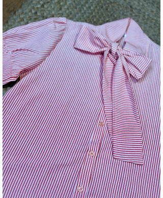 CAMISA STRIPES ELEGANCE ROJO
