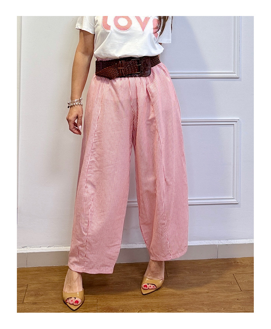 PANTALÓN STRIPES FLOW ROJO