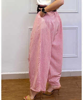 PANTALÓN STRIPES FLOW ROJO