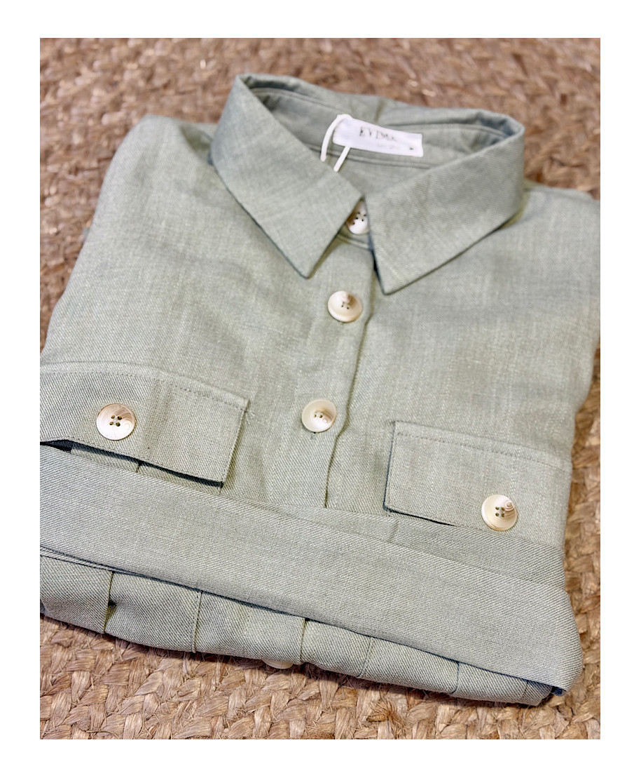 CAMISA LINEN CHIC VERDE