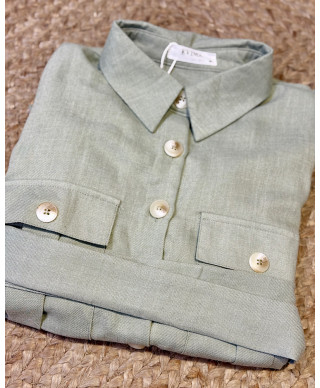 CAMISA LINEN CHIC VERDE