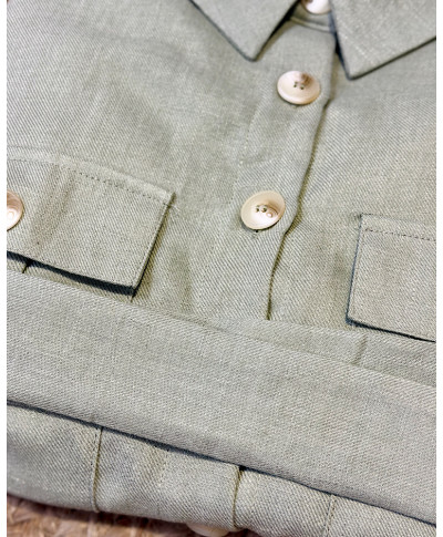 CAMISA LINEN CHIC VERDE