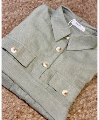 CAMISA LINEN CHIC VERDE