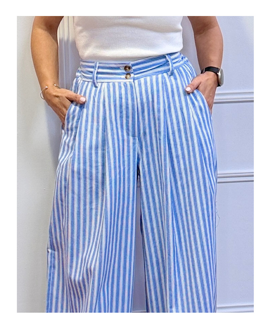 PANTALÓN PALAZZO MARINA RAYAS