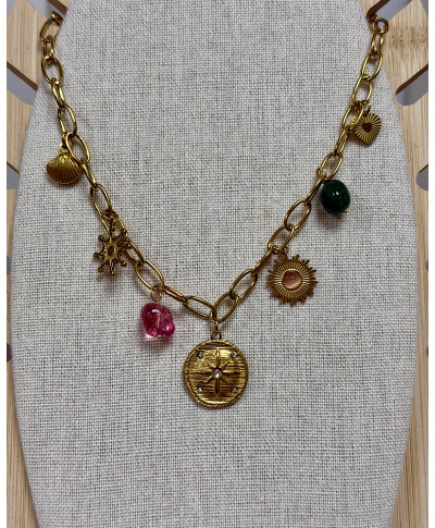 COLLAR CHARM LUXE GOLD