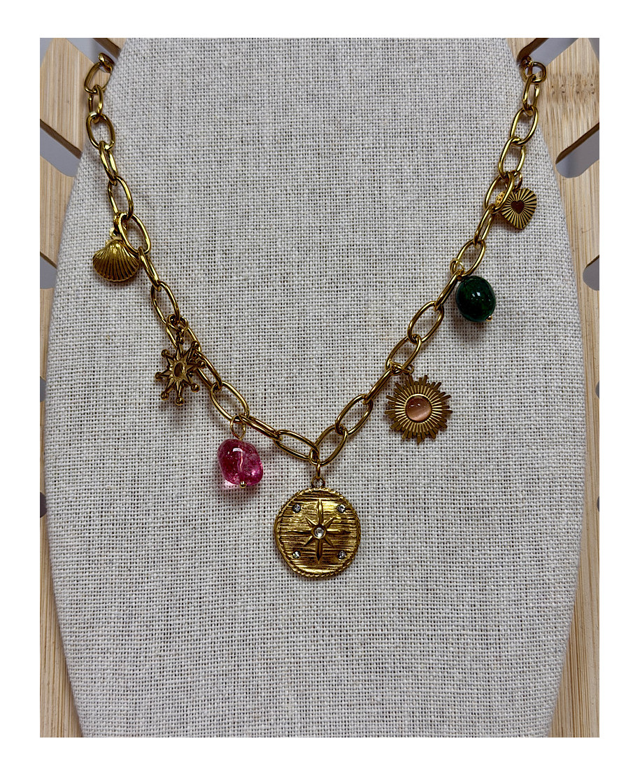 COLLAR CHARM LUXE GOLD