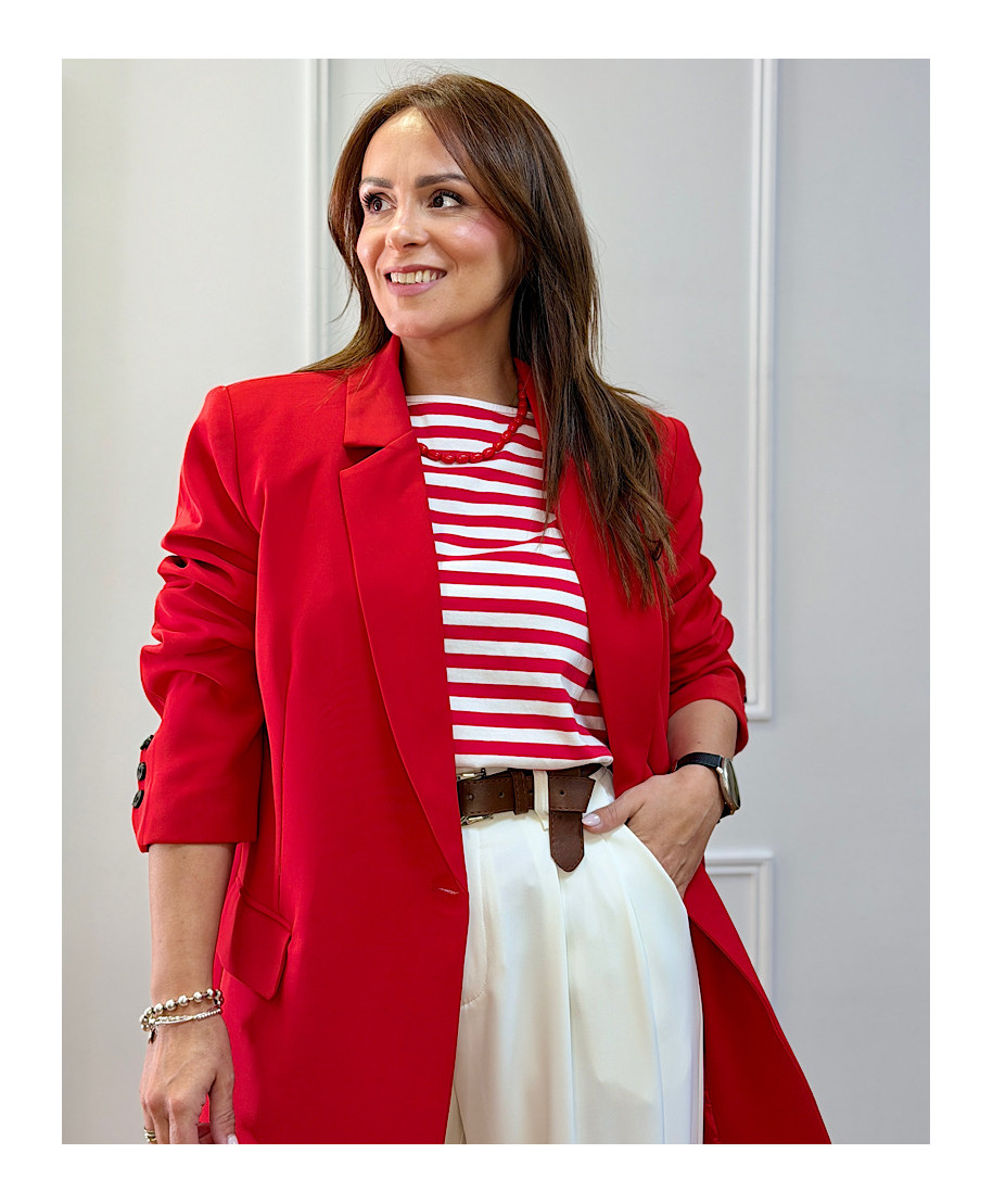 BLAZER POWER CHIC – RED STATEMENT PREMIUM