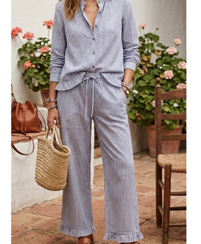 CONJUNTO RIVIERA STRIPES AZUL