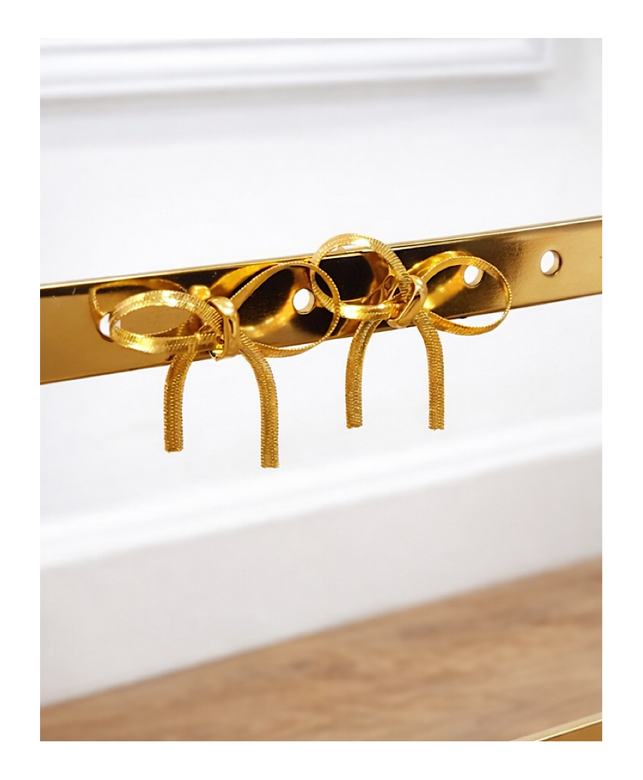 PENDIENTES LAZO DORADO “GOLDEN WHISPER”