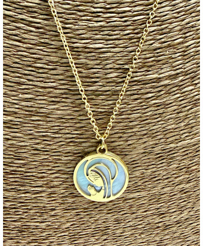 COLLAR MEDALLA VIRGEN “DIVINE GRACE”
