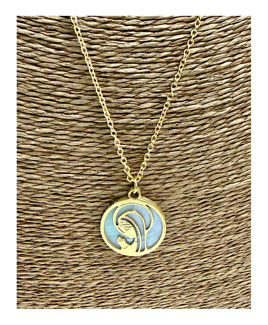 COLLAR MEDALLA VIRGEN “DIVINE GRACE”