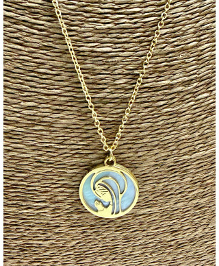 COLLAR MEDALLA VIRGEN “DIVINE GRACE”