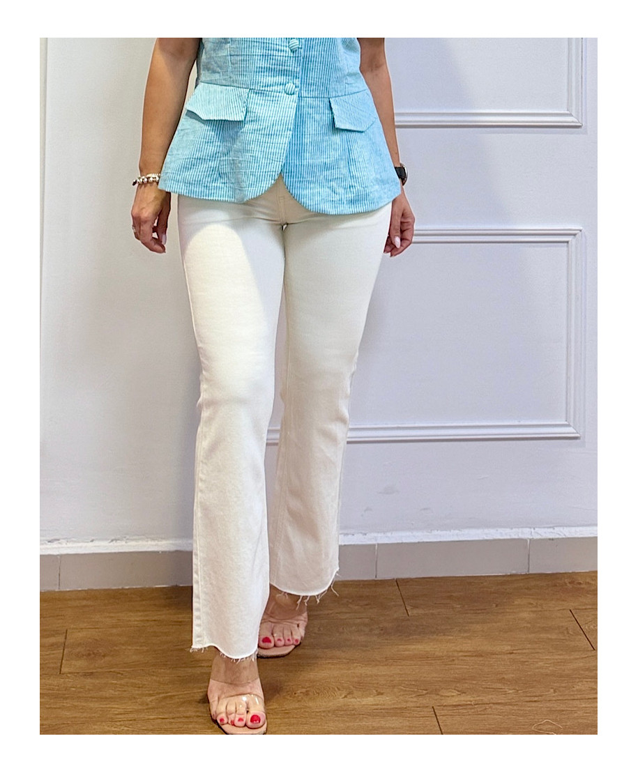 JEANS BLANCO ROTO SCULPT FIT TINA