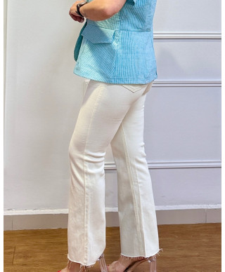 JEANS BLANCO ROTO SCULPT FIT TINA