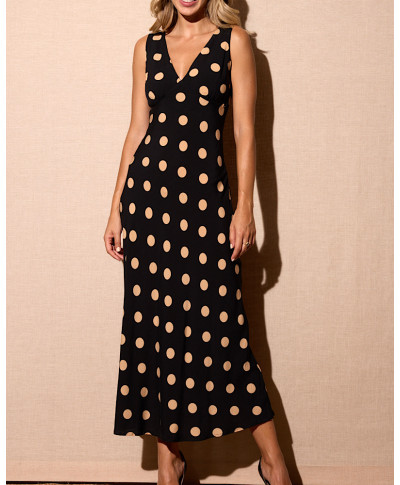 VESTIDO LUNARES NEGRO “MIDNIGHT DOTS”