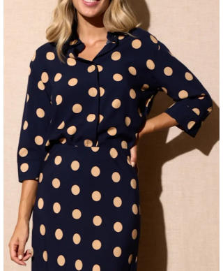 BLUSA LUNARES AZUL MARINO “MIDNIGHT SHIRT”
