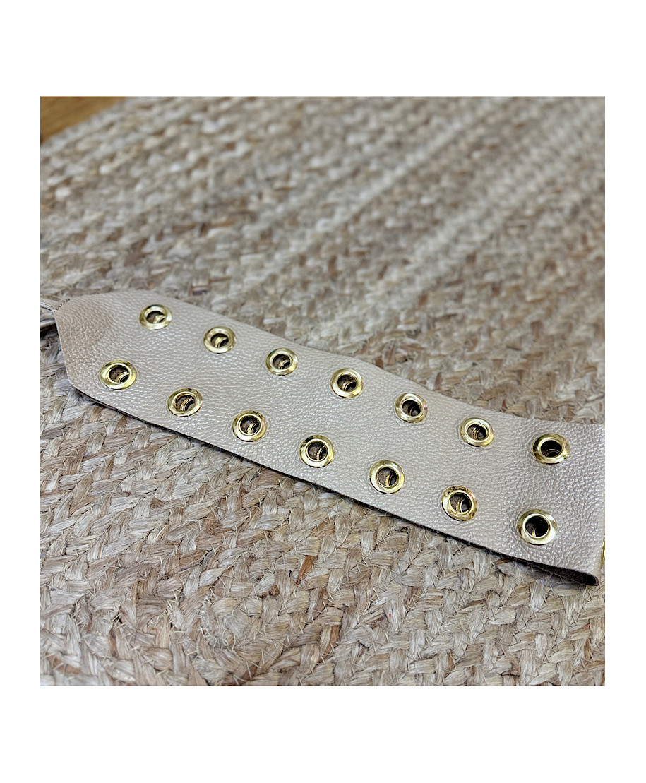 CINTURÓN URBAN CHIC – TAUPE