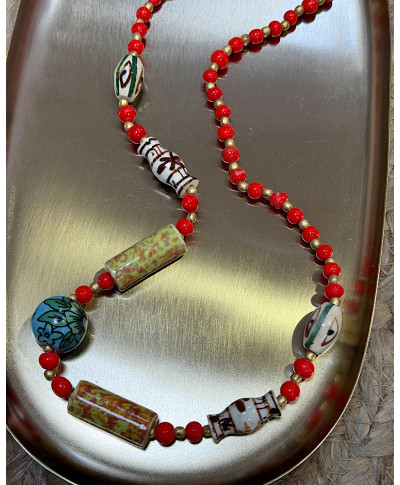 COLLAR ARTISAN COLORS – ROJO