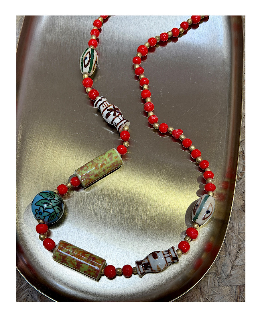 COLLAR ARTISAN COLORS – ROJO