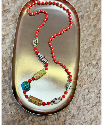 COLLAR ARTISAN COLORS – ROJO