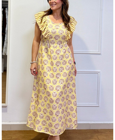 VESTIDO SHELL BREEZE – AMARILLO