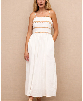 VESTIDO LARGO “ARENA CHIC”