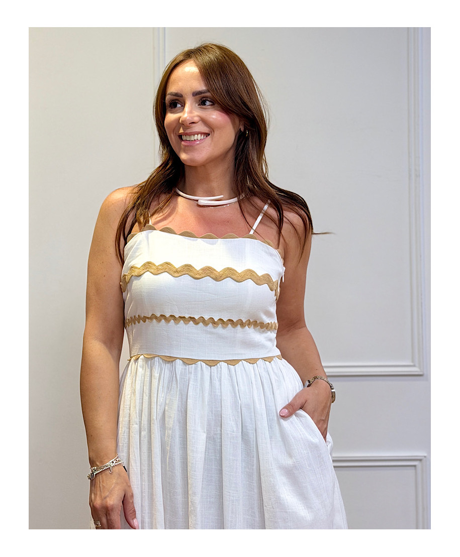 VESTIDO LARGO “ARENA CHIC”