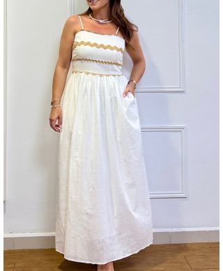 VESTIDO LARGO “ARENA CHIC”