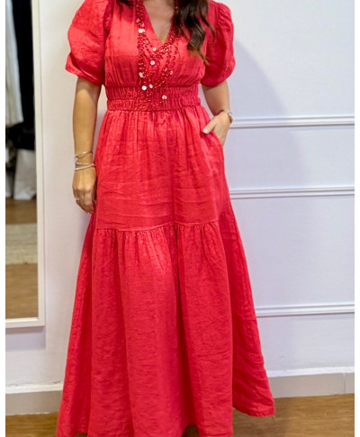 VESTIDO CORAL SUNSET