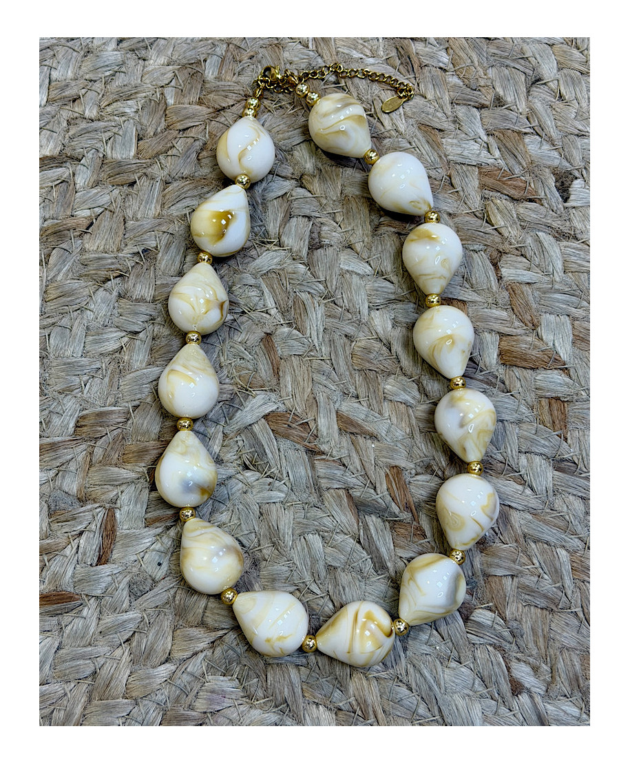 COLLAR PERLA DE ARENA