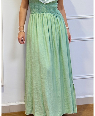 VESTIDO ROSALIA VICHY VERDE