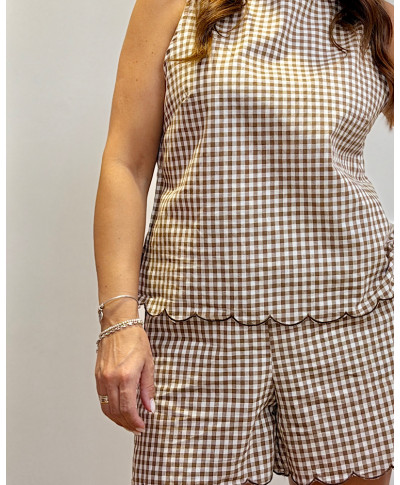 CONJUNTO VICHY DOLCE VITA CHOCO
