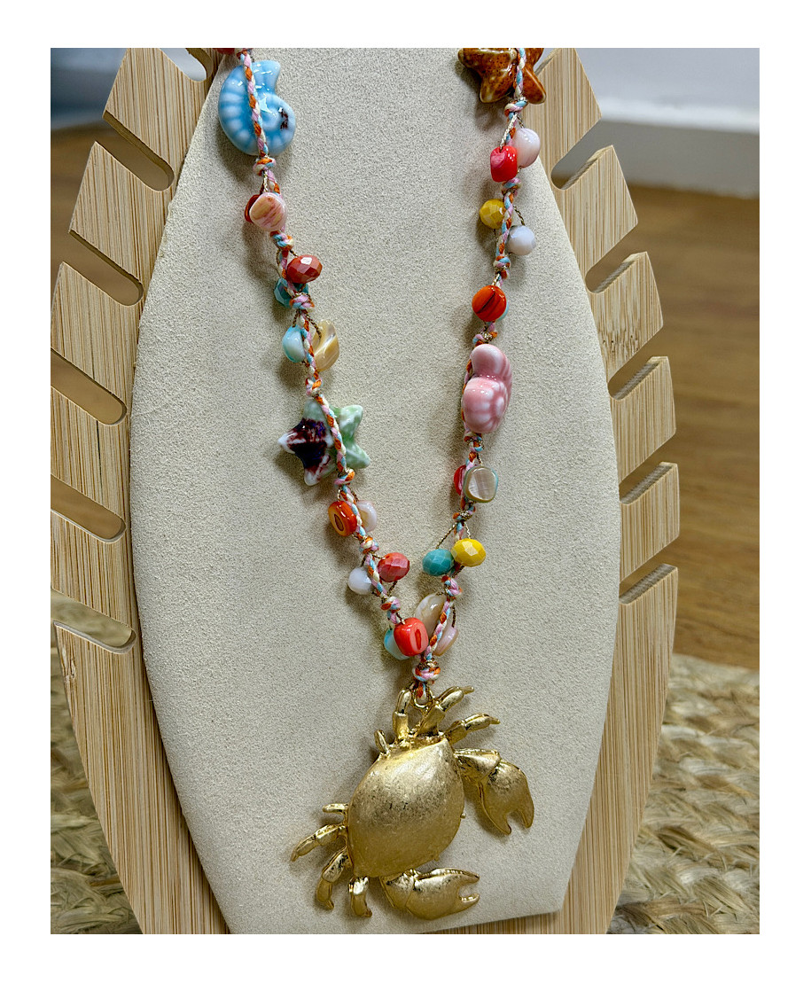 COLLAR CANGREJO CORAL DREAMS
