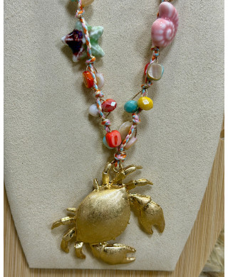 COLLAR CANGREJO CORAL DREAMS