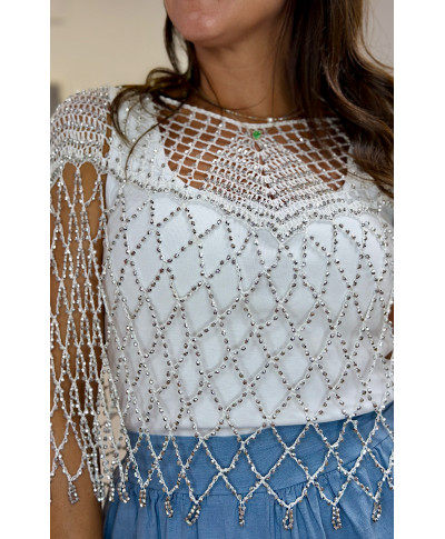 PONCHO METALIZADO ÁUREA
