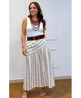FALDA MIDI CAPRI