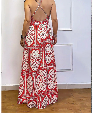 VESTIDO LARGO "CORAL DE CAPRI"