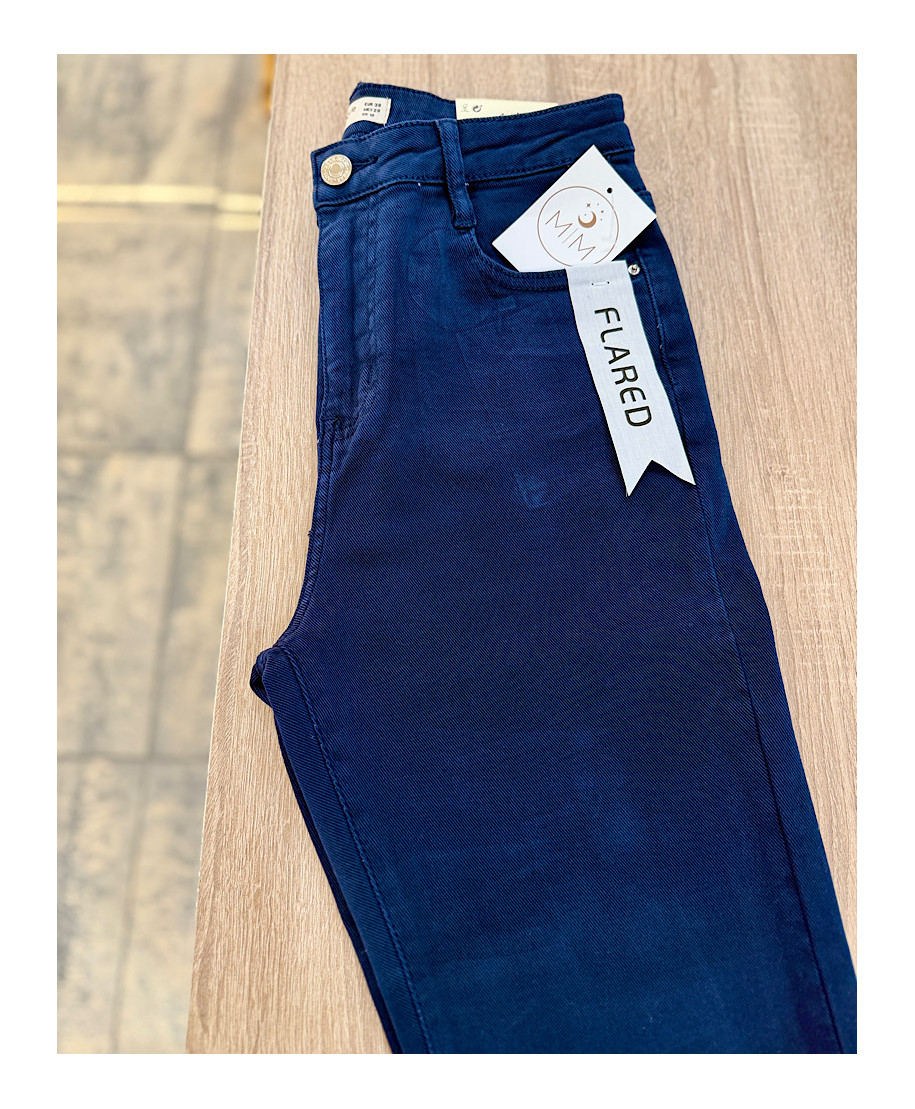 PANTALÓN TINA · MARINO · SIN FAJA