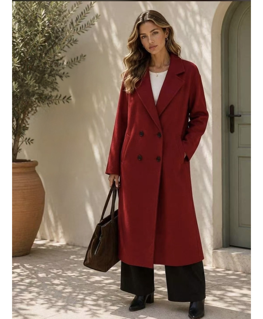 ABRIGO MILA I ROJO