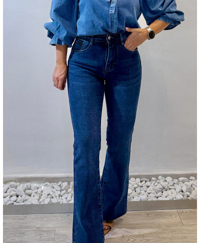 PANTALON TINA I CON FAJA INCORPORADA I DENIM