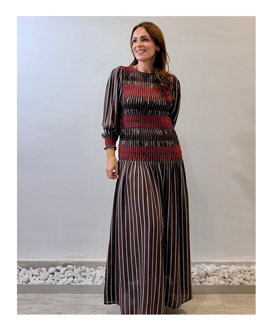 VESTIDO BARBARA · CHOCOLATE