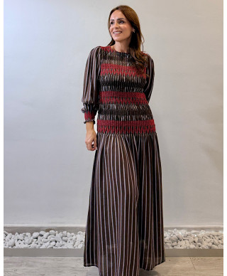 VESTIDO BARBARA · CHOCOLATE